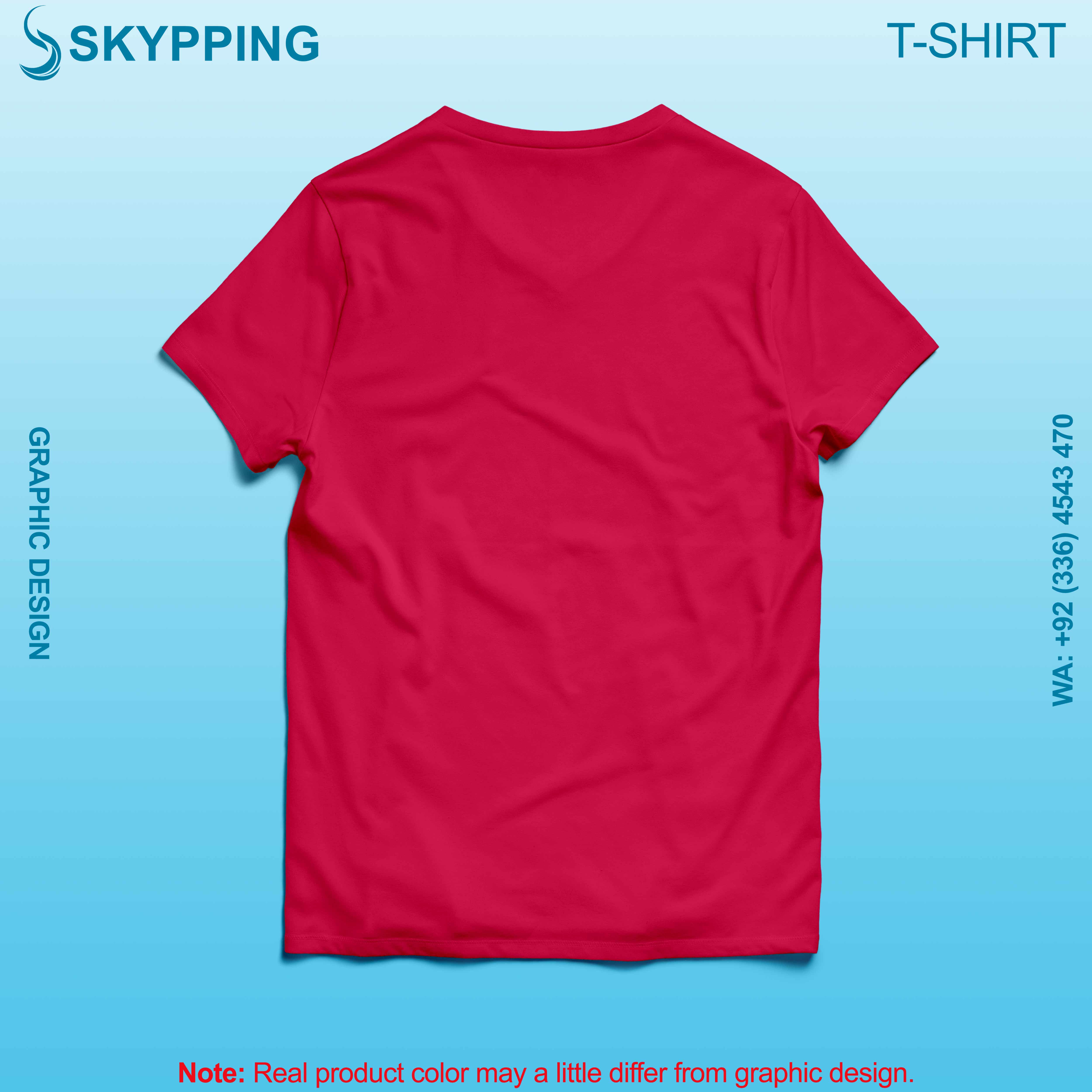 V-Neck Short set-in style sleeve long length t-shirt with shoulder panel for men